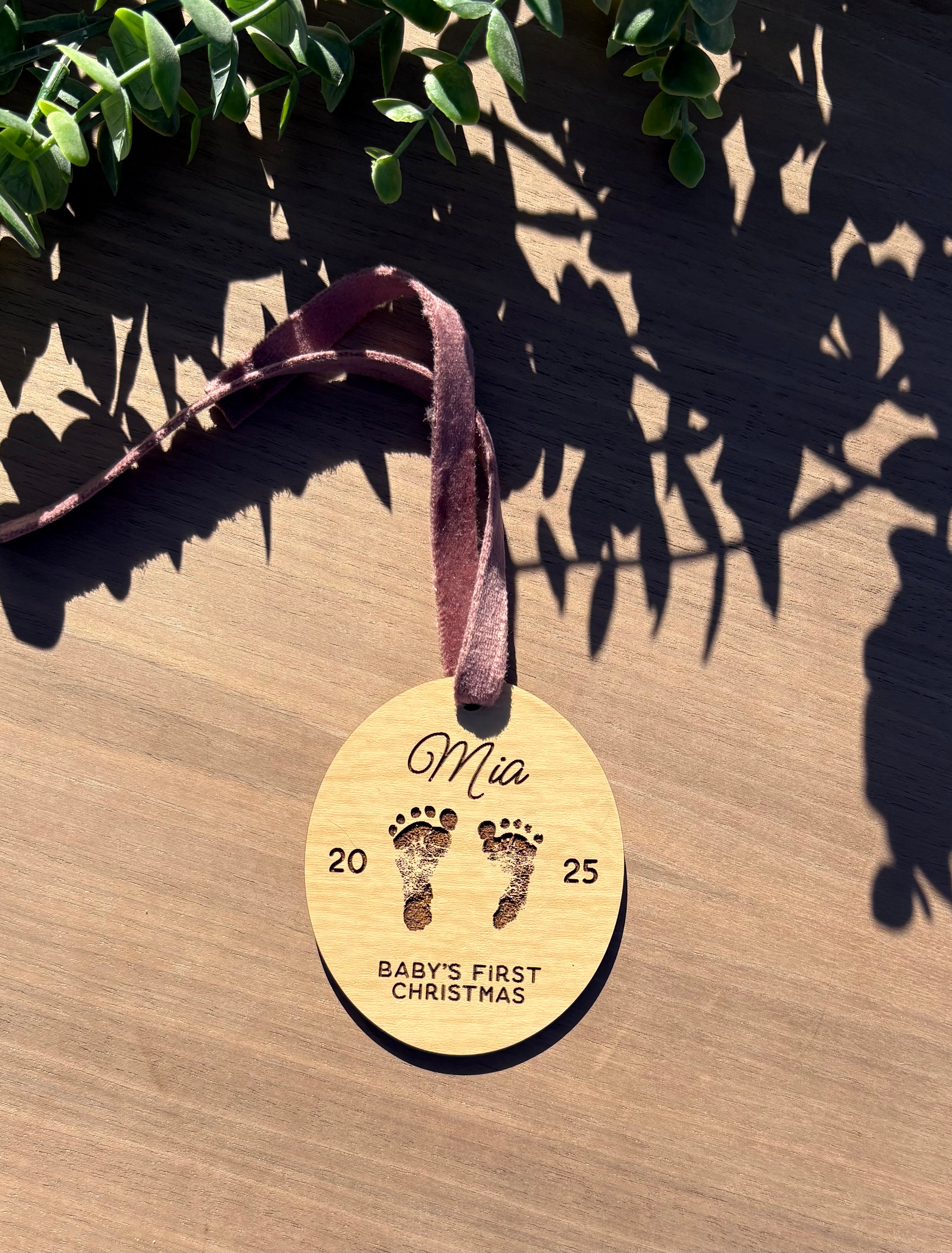 Baby's First Christmas (footprint)