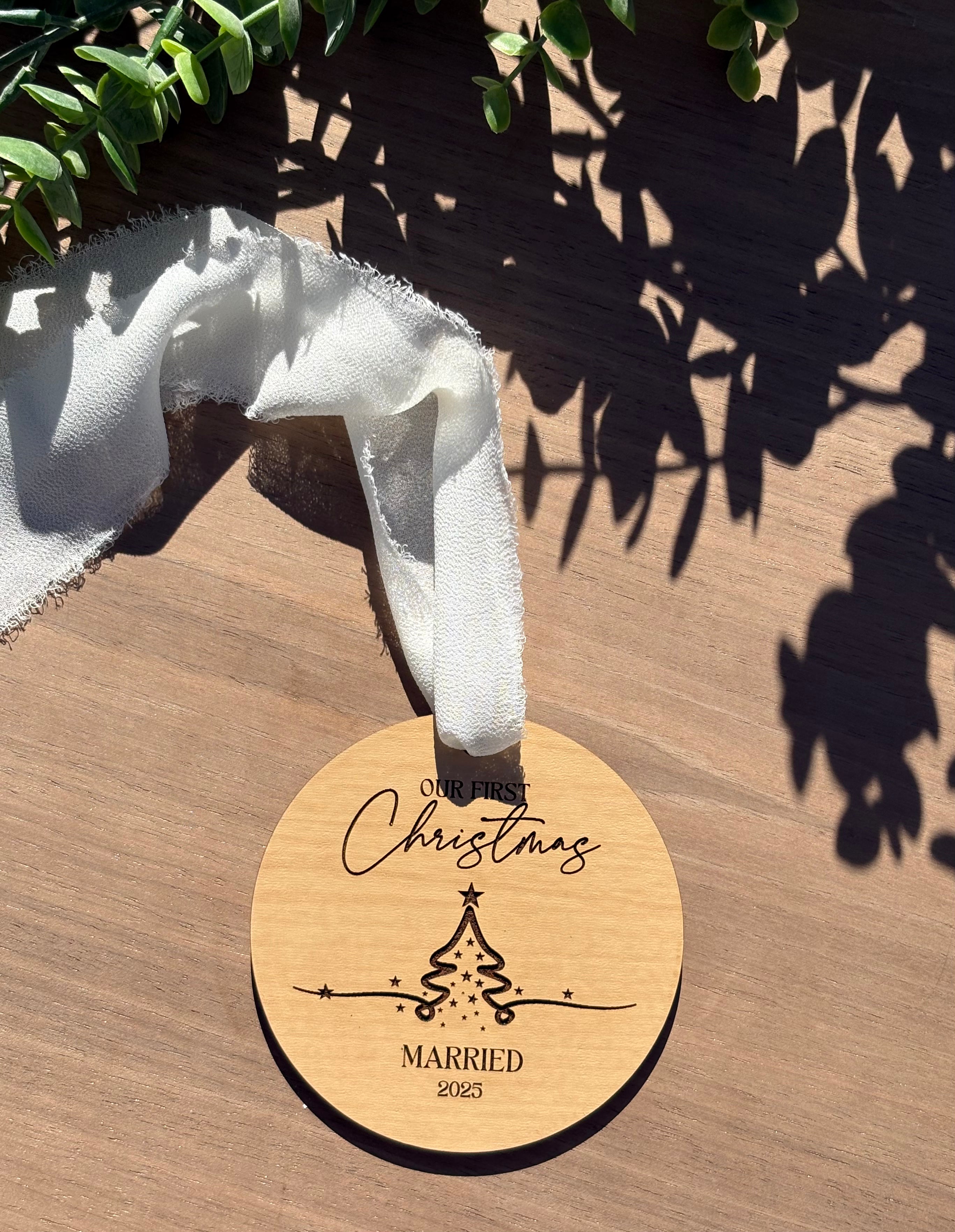 Our First Christmas Married