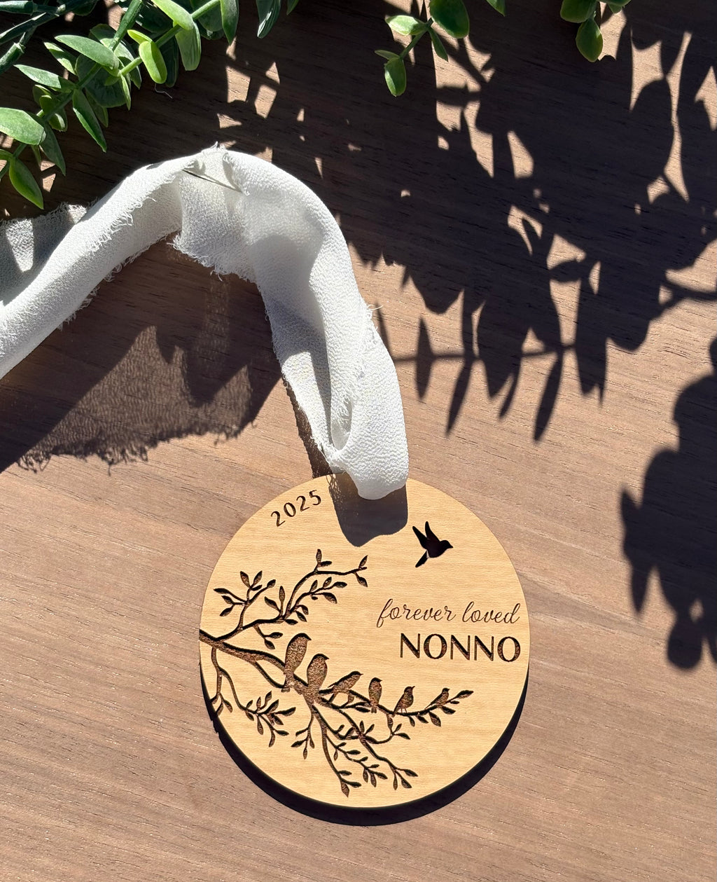 Memorial Ornament (Forever Loved-Birds)