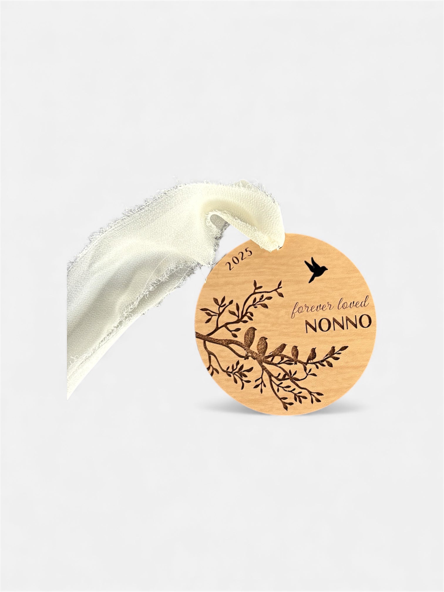 Memorial Ornament (Forever Loved-Birds)